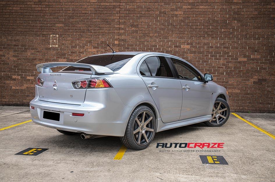 MITSUBISHI LANCER VERONA MATTE BLACK TINTED FACE